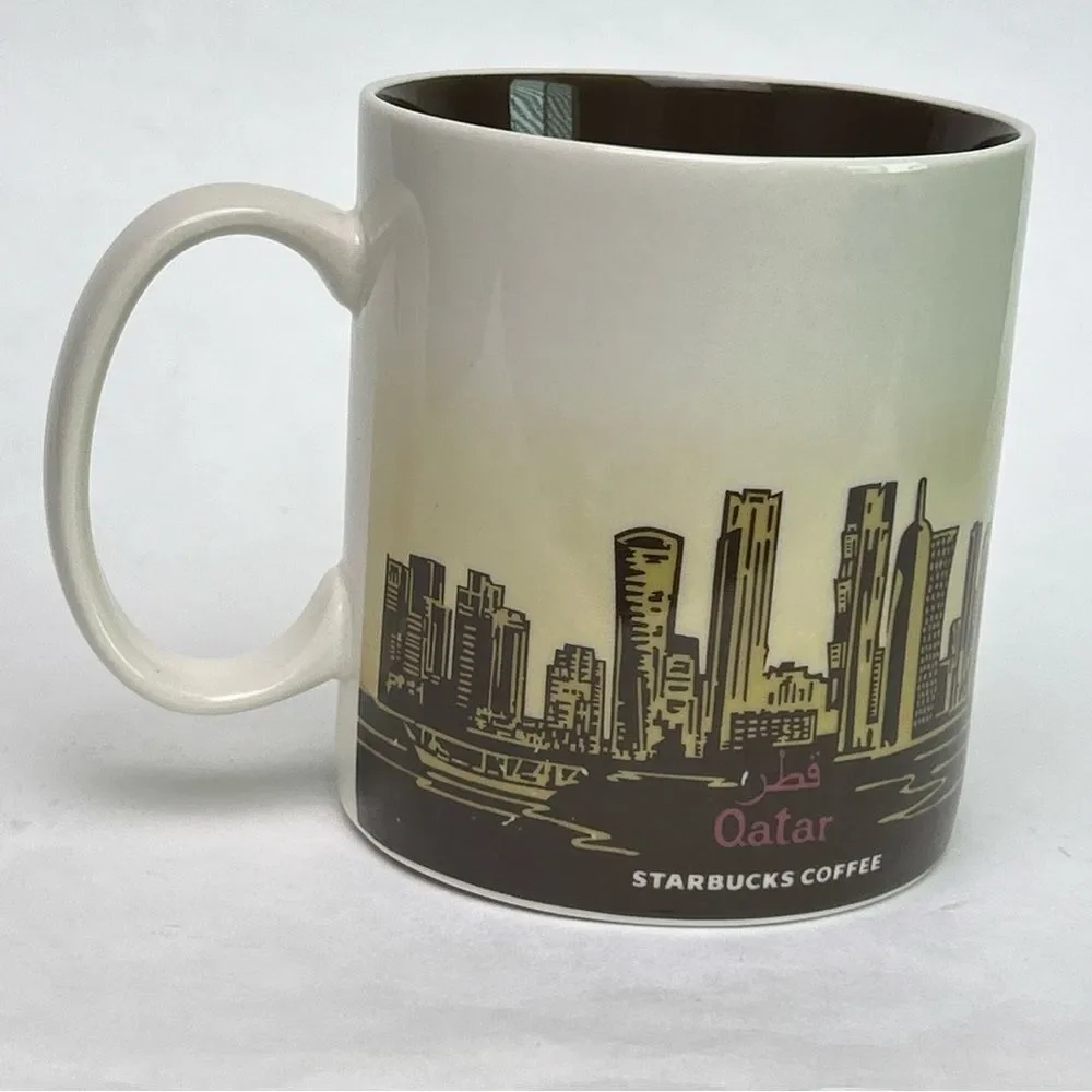 Starbucks 2015 QATAR 16oz Coffee Tea Mug “Global City Icon Collectors Series” - Picture 3 of 6